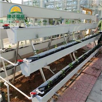 Sistema de canalón vegetal hidropónico