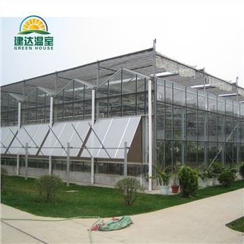 Invernadero reforzado de vidrio templado