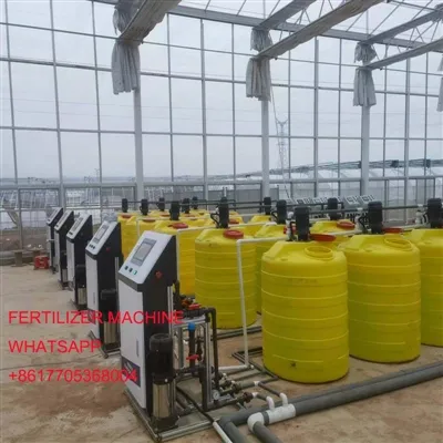 Sistema de fertilizantes en la aplicación de invernadero